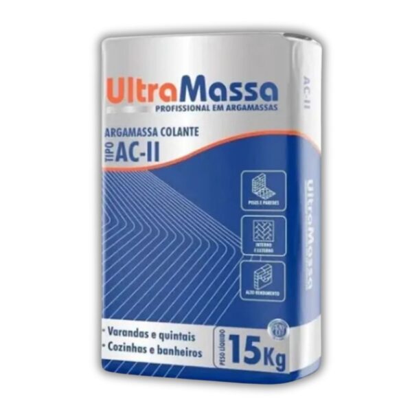 ARGAMASSA AC2 15KG ULTRAMASSA