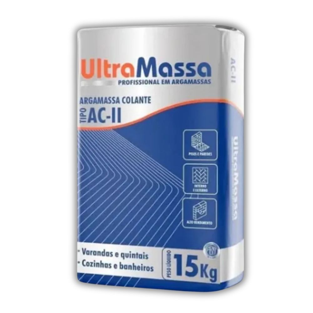 ARGAMASSA AC2 15KG ULTRAMASSA